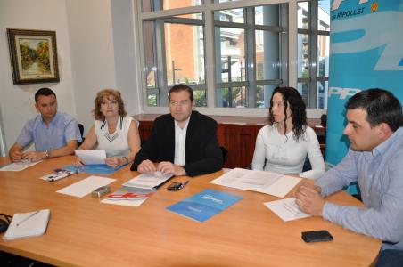 Municipals 2011<br>El PP presenta les seves propostes per fomentar l'ocupació a Ripollet -Imatge 1-