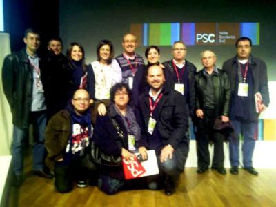 Una delegació del PSC de Ripollet participa al 5è Congrès de la Federacció del Vallès Occidental Sud -Imatge 1-