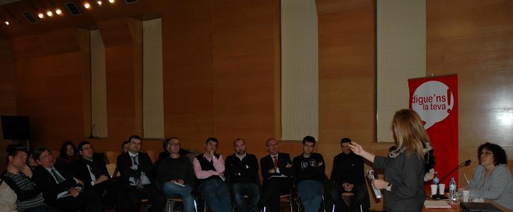 Municipals 2011<br>El PSC celebra amb el sector econòmic la primera trobada del 'Digue'ns la teva' -Imatge 1-