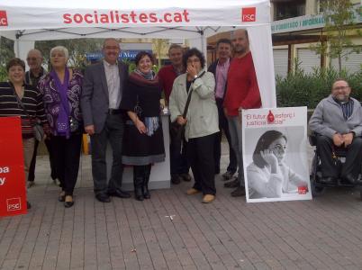 Generals 2011<br>El PSC programa activitats incloses en la campanya electoral -Imatge 1-