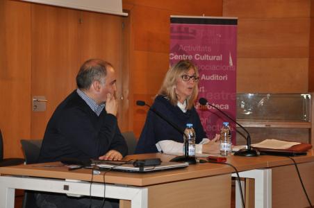 La diputada al Congrés Mercè Perea (PSC) defensa el manteniment del sistema de pensions  -Imatge 1-