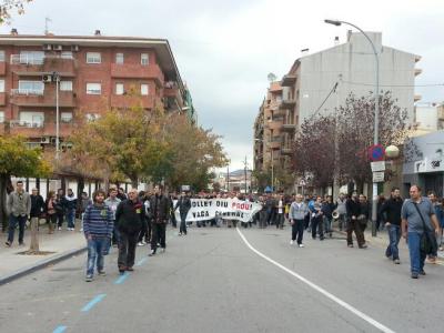 Ampli seguiment de la Vaga General a Ripollet -Imatge 1-