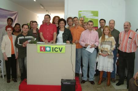 MUNICIPALS 2007: ICV presenta la seva llista electoral -Imatge 1-