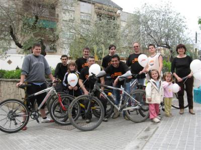 MUNICIPALS 2007: Ciutadans realitza una bicicletada per Ripollet -Imatge 1-