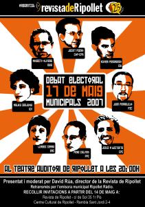 MUNICIPALS 2007: Avanç del debat Electoral al Teatre Auditori -Imatge 1-