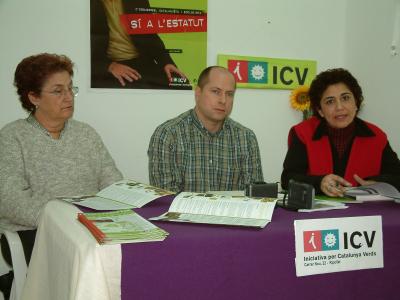 MUNICIPALS 2007: ICV fa un balanç positiu de la feina feta com a membres del govern local -Imatge 1-