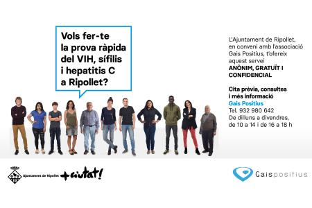 Es reprn la realitzaci de la prova rpida del VIH, sfilis i hepatitis C -Imatge 1-