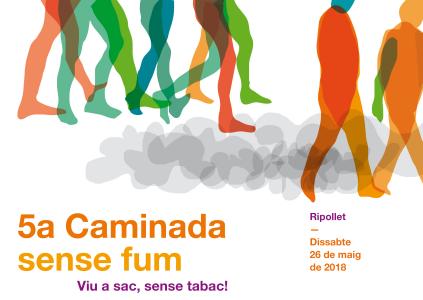 5a Caminada popular sense fum "Viu a sac, sense tabac!". Inscriu-te! -Imatge 1-
