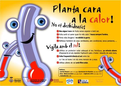 La Regidoria de Salut endega la campanya <i>Planta cara a la calor</i> -Imatge 1-