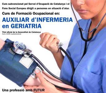 Creu Roja presenta un nou curs d'auxiliar d'infermeria geriàtrica -Imatge 1-