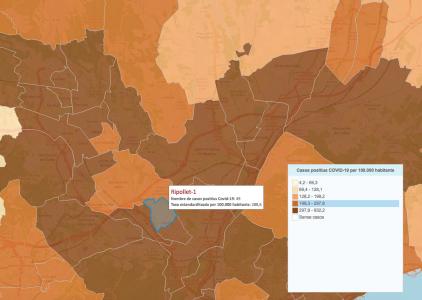 La Generalitat posa en marxa una web amb dades actualitzades diàriament de l'evolució de la COVID-19 -Imatge 1-