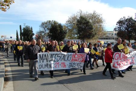 Prop de 300 ciutadans demanen un "Hospital públic ja!"  -Imatge 1-