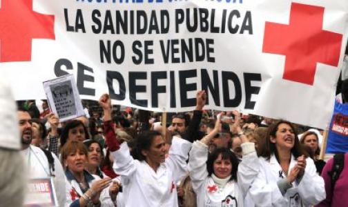 Marea blanca en defensa de la sanitat pública -Imatge 1-