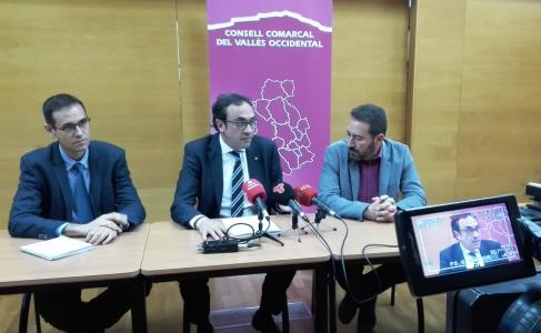 Els dos vallesos es reuneixen amb el conseller Rull per iniciar el Pla de Mobilitat de les comarques -Imatge 1-