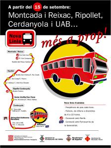 Posada en marxa de la línia de bus 648<br>Farà el recorregut Montcada-Ripollet-Cerdanyola-UAB -Imatge 1-