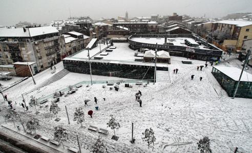 Incidències de la nevada, dilluns 8 de març -Imatge 1-