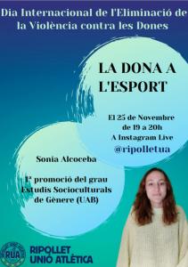 Xerrada: "La dona a l'esport" -Imatge 1-