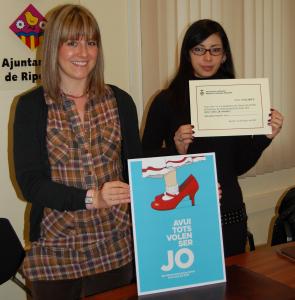 L'obra ´Zapatos' guanya el concurs de cartells del 8 de març -Imatge 1-