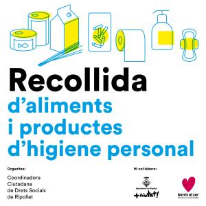La Coordinadora Ciutadana pels Drets Socials inicia una campanya de recollida d'aliments -Imatge 1-