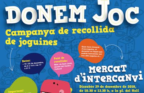 Arriba la segona jornada de la campanya de recollida de joguines 'Donem joc' -Imatge 1-