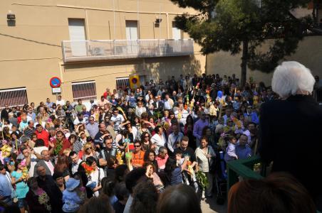 Participativa celebració de la Setmana Santa a l'Esglèsia de Sant Esteve -Imatge 1-