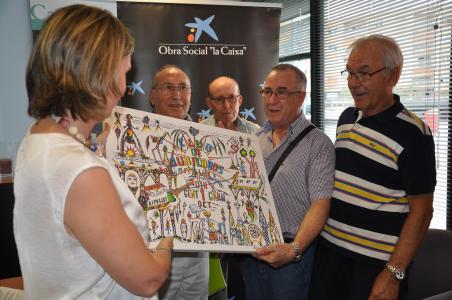 El Club de Jubilats de Ripollet rep una donació de l'Obra Social La Caixa -Imatge 1-