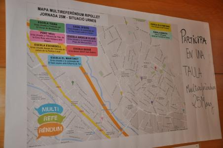 El Multireferèndum recorre la prohibició de la Junta Electoral Central de celebrar actes el 25M -Imatge 1-
