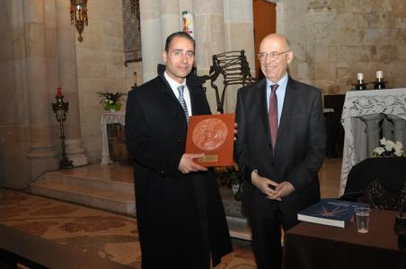 Pere Padró rep el reconeixement de la Federació de Pessebristes -Imatge 1-