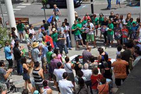 Concentració en suport al poble palestí -Imatge 1-