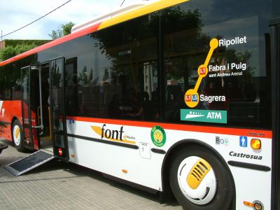 El servei d'Autobusos Font manté la normalitat. -Imatge 1-