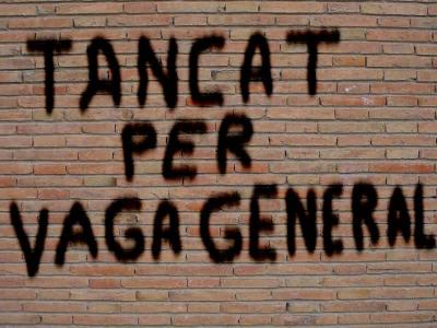 Els col·lectius d'aturats criden a la vaga general del 29 de març -Imatge 1-