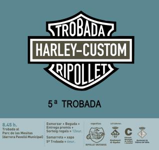 Se celebra la 5a trobada de Harley a Ripollet -Imatge 1-