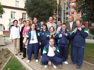 Recepció oficial als participants d'Aspasur als Special Olympics -Imatge 1-