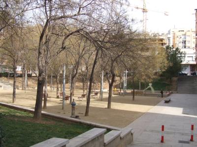 Iniciats els treballs de remodelaci de la illa interior del parc Rizal -Imatge 1-