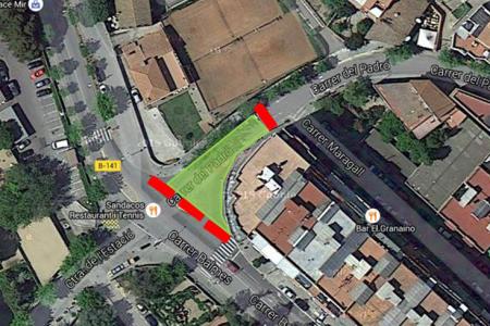 Dimecres i dijous, tall al carrer de Padró entre Balmes i Maragall per reparar una canonada -Imatge 1-