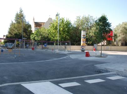 Nou tall de trànsit al carrer de Balmes per finalitzar la rotonda de la cruïlla amb Padró i Santiga -Imatge 1-