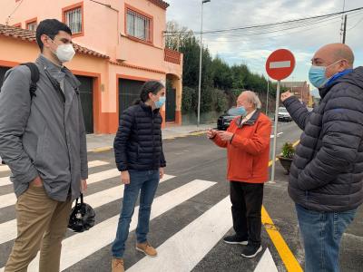 El carrer de Sant Sebastià encara ja la segona fase d'urbanització -Imatge 1-