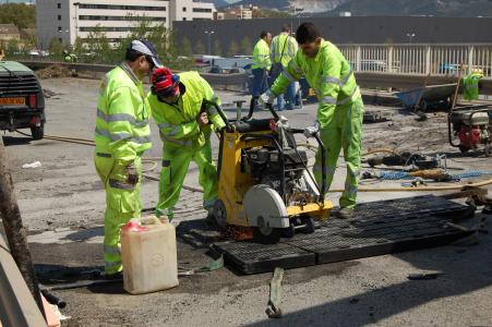 Reparat el sotrac del pont de La Ferreria -Imatge 1-