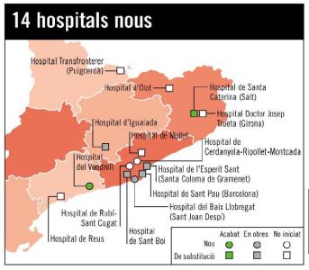 La Generalitat preveu que el nou hospital i el nou CAP estiguin enllestits el desembre de 2009 -Imatge 1-