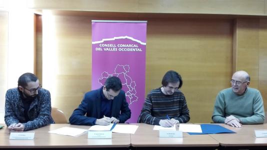 El Consell Comarcal signa un acord amb Som Energia per impulsar les energies renovables -Imatge 1-