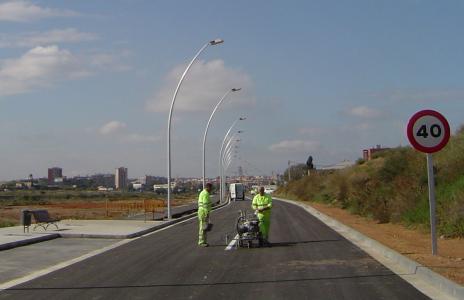 El vial del riu Ripoll, a punt d´obrir -Imatge 1-