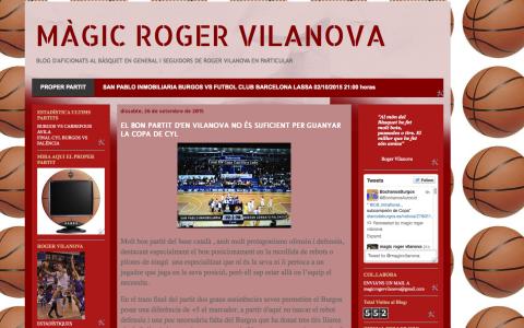 La Penya Màgic Vilanova posa en marxa la web per seguir el jugador ripolletenc Roger Vilanova -Imatge 1-