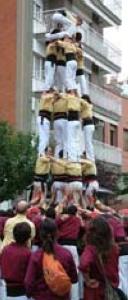 Els Vailets es llueixen dins l´Estiu al Carrer amb dos castells de 7 i un de 6 -Imatge 1-