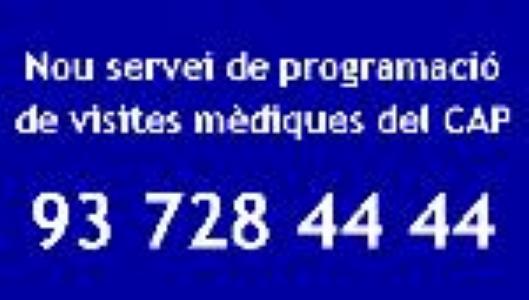 Entra en marxa el nou servei telefònic de programació de visites -Imatge 1-