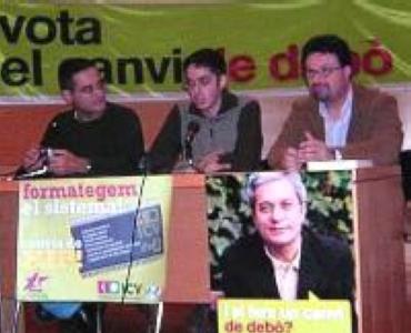Autonòmiques 2003<br>ICV-EUIA es proclamen "d´esquerres de debò" -Imatge 1-