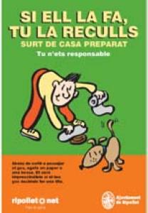 Comença la campanya "Si ell la fa, tu la reculls" -Imatge 1-