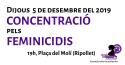 Concentració contra els feminicidis