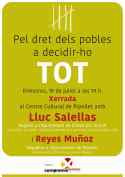 Xerrada. <i>Pel dret del pobles a decidir-ho tot</i>