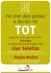 Xerrada. <i>Pel dret del pobles a decidir-ho tot</i>
