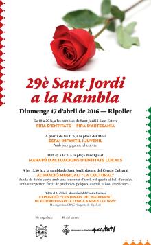 29è Sant Jordi a la Rambla 2016